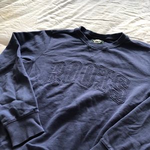 vintage roots blue sweatshirt